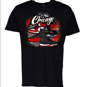 Chicago Retro Jordan Shoe T-Shirt